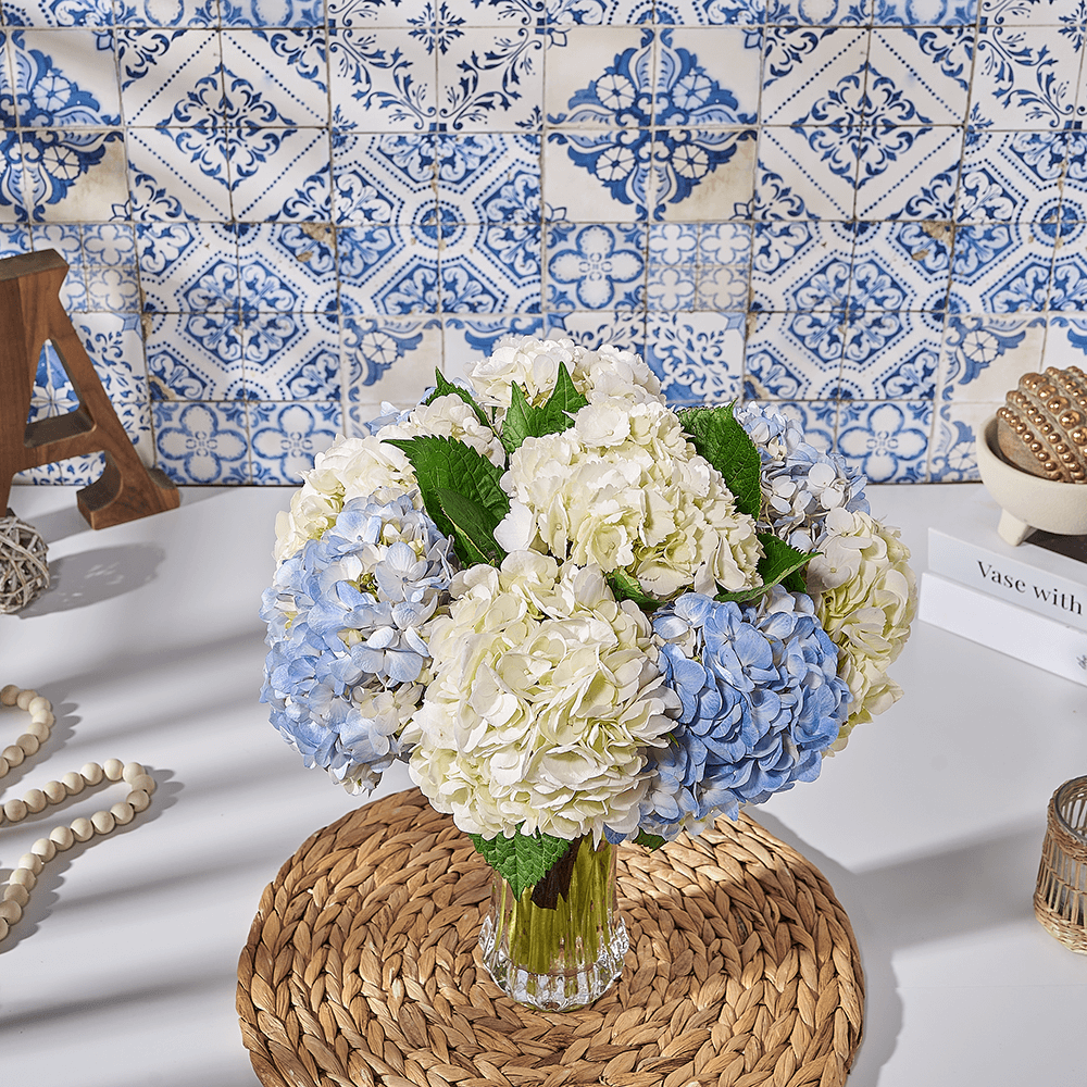 Blue & White Hydrangea Bouquet, bouquet gift, bouquet, flower gift, flower, US delivery