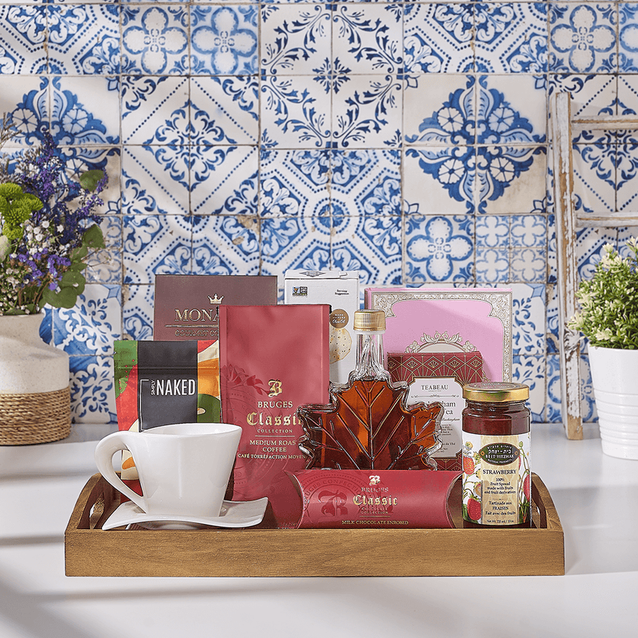 Delightful Gift Tray, kosher gift, kosher, coffee gift, coffee, tea gift, tea, USA  delivery