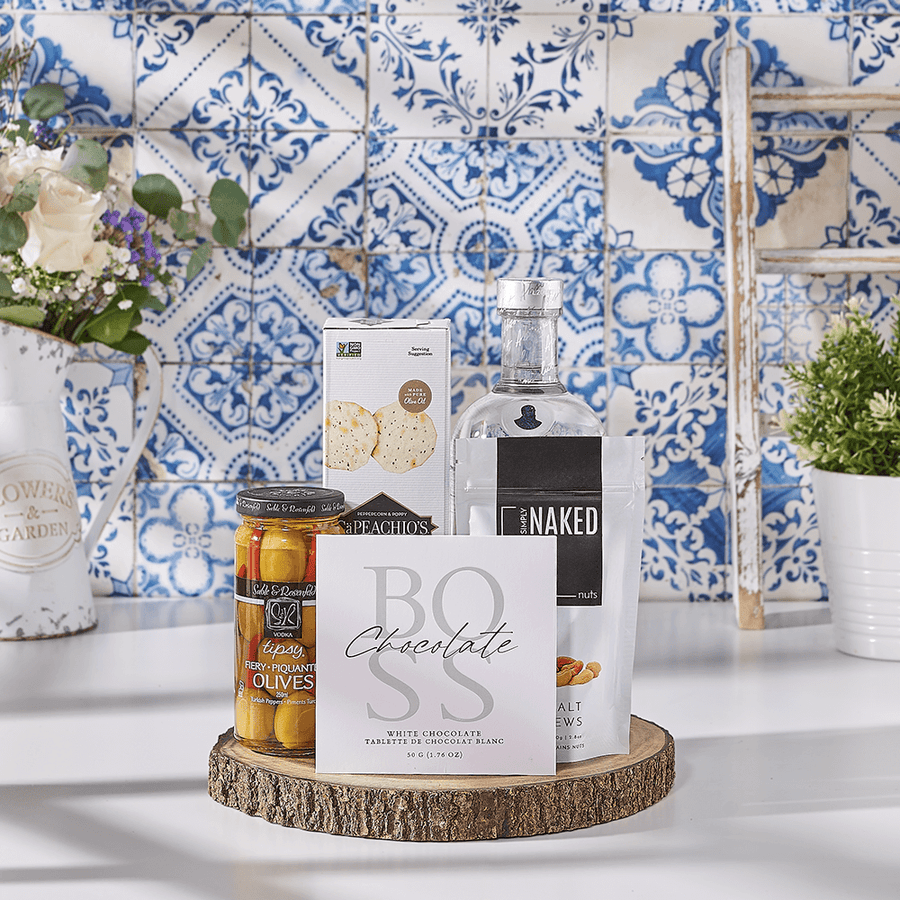 Kosher Liquor & Snacks Platter, kosher liquor gift, kosher liquor, kosher gift, kosher, USA delivery