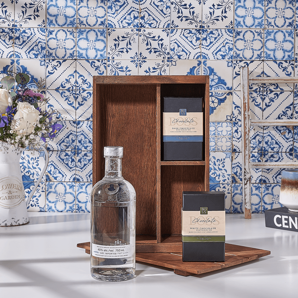 Kosher Spirits Pairing Box, kosher gift, kosher, kosher liquor gift, kosher liquor, liquor gift, liquor, chocolate gift, chocolate, USA delivery