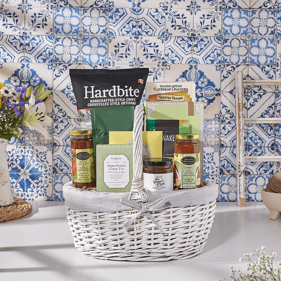 Kosher Tea & Coffee Gift Basket, kosher gift, kosher, tea gift, tea, coffee gift, coffee, US delivery