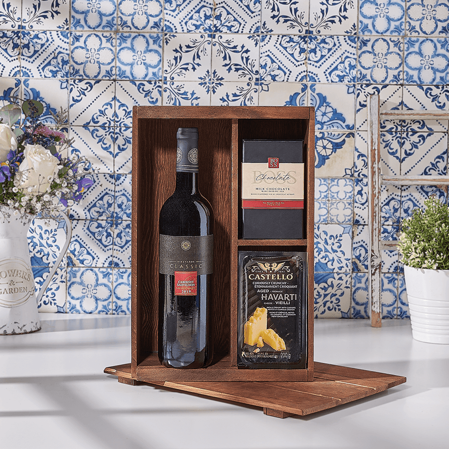 Kosher Wine Pairing Gift Box, wine gift, wine, kosher gift, kosher, kosher wine gift, kosher wine, USA delivery