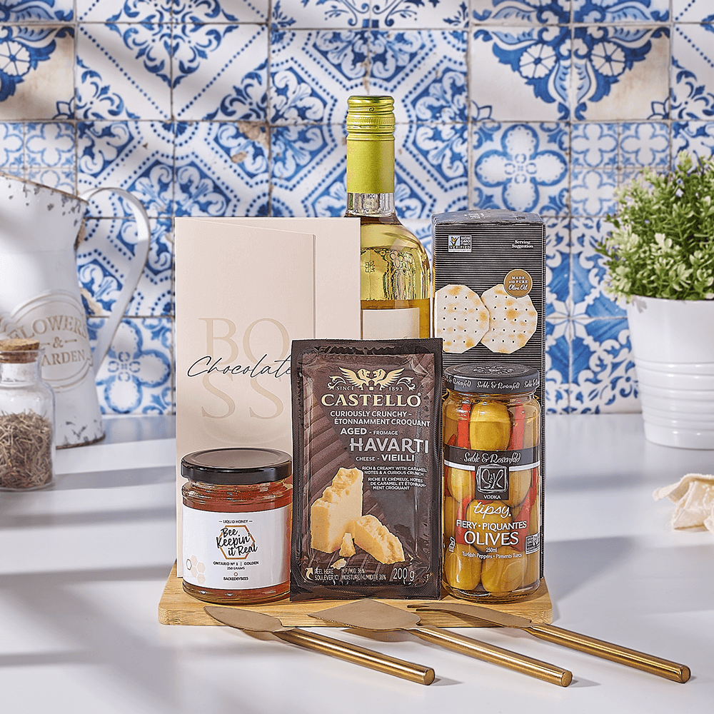 Kosher Wine & Cheese Gift Set, kosher wine gift, kosher wine, wine gift, wine, kosher gift, kosher, USA delivery