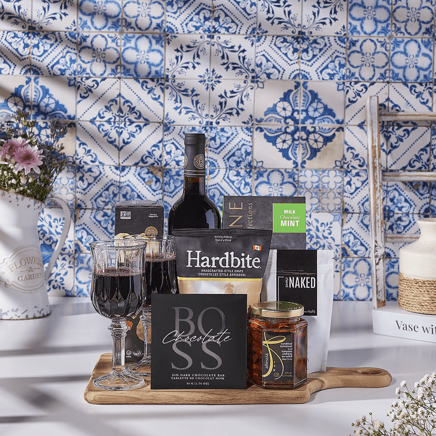 Little Snacker Kosher Platter, wine gift, wine, kosher wine gift, kosher wine, kosher gift, kosher, USA delivery