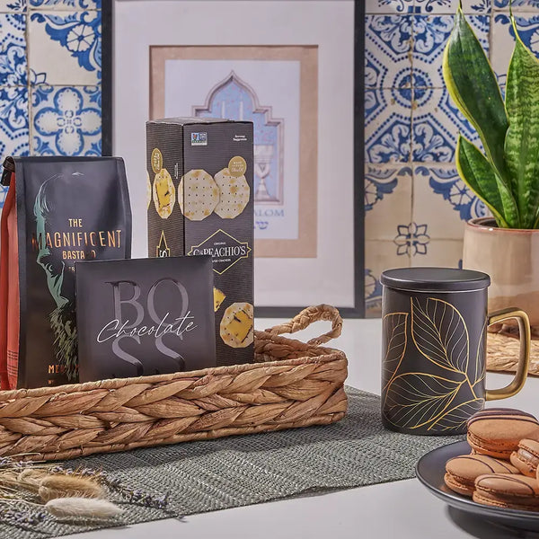 kosher corporate gift basket presentation