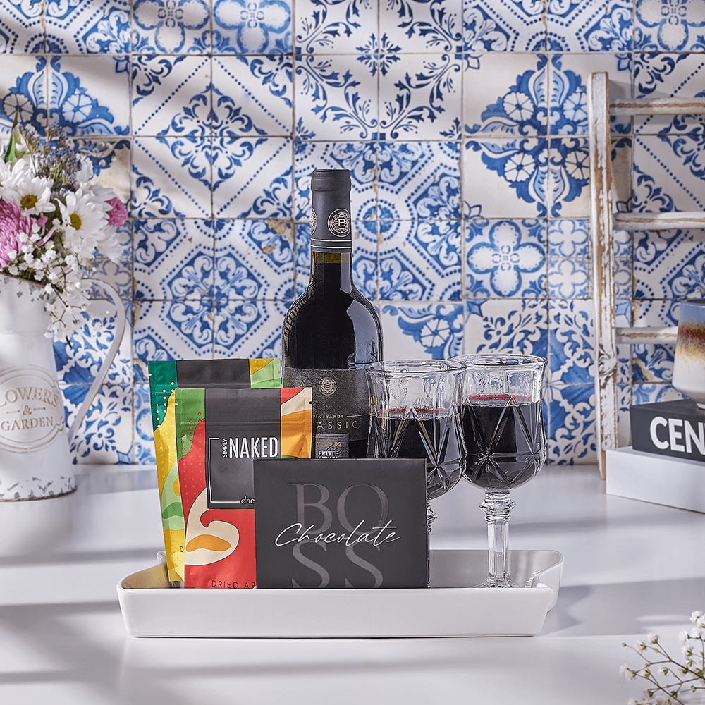 Time To Toast Kosher Wine Gift Basket, kosher wine gift, kosher wine, kosher gift, kosher, wine gift, wine, USA delivery