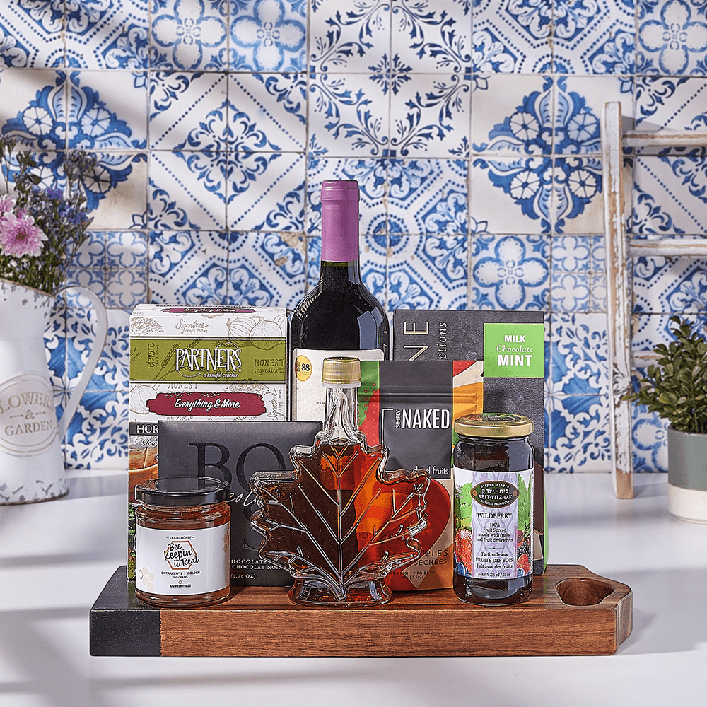 Wine &amp; Jam Spread, wine gift, wine, kosher gift, kosher, kosher wine gift, kosher wine, USA delivery