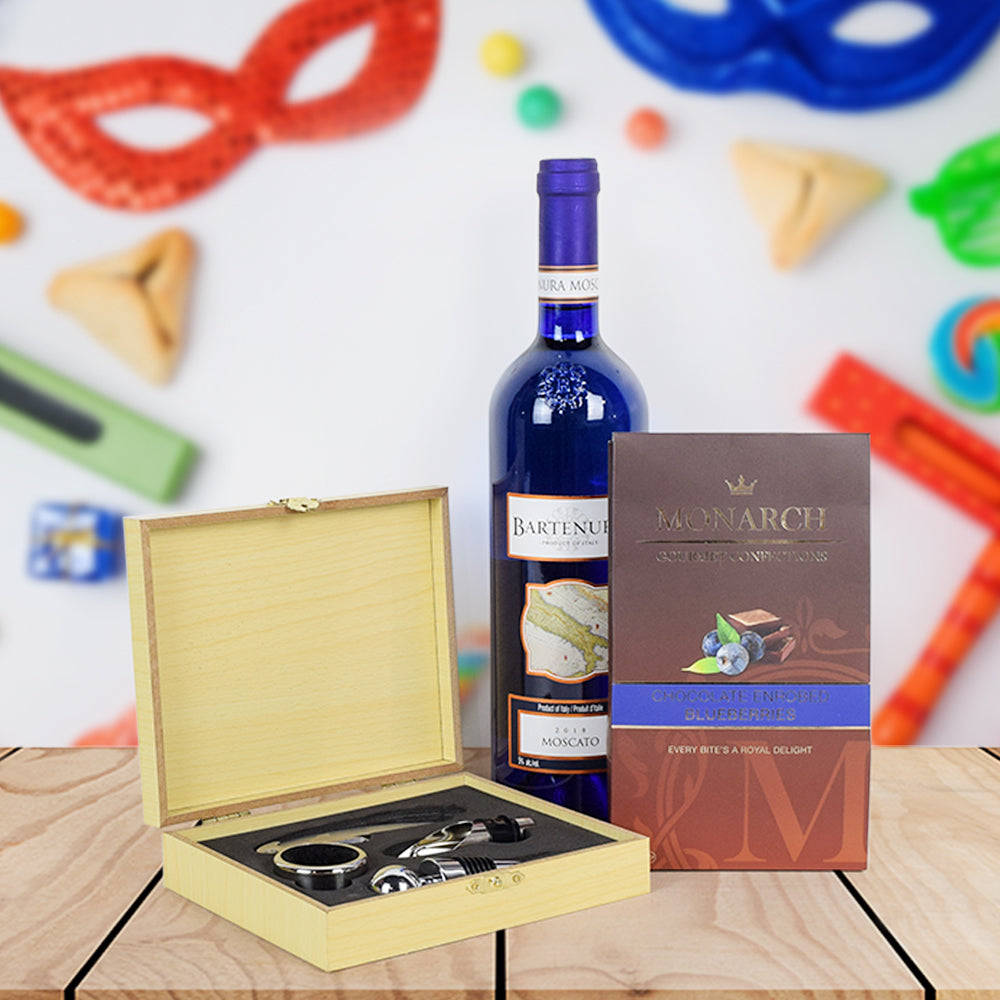 Moscato Wine Gift Basket - Ship FREE - Twana's Creation Gourmet Gift Basket