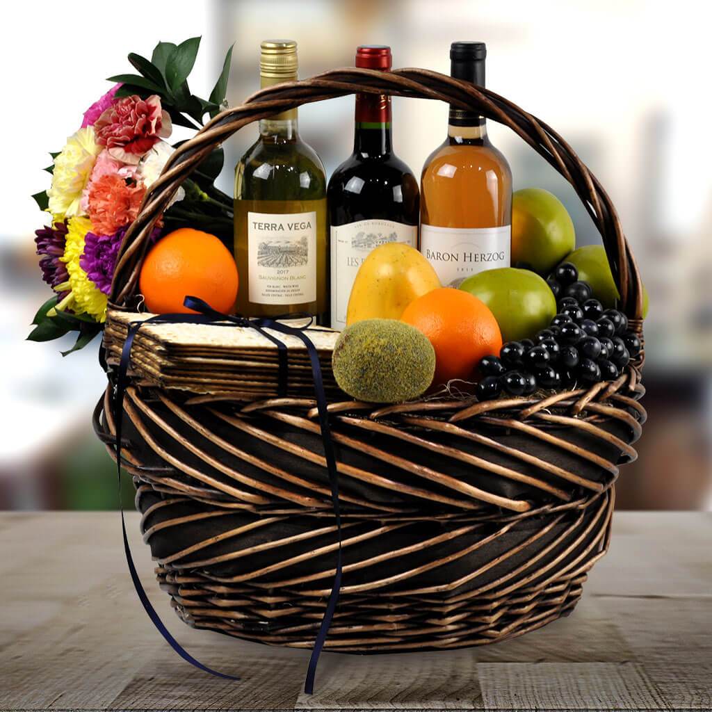 White Wine Gift Baskets with Chocolates - CLE Urban Winery