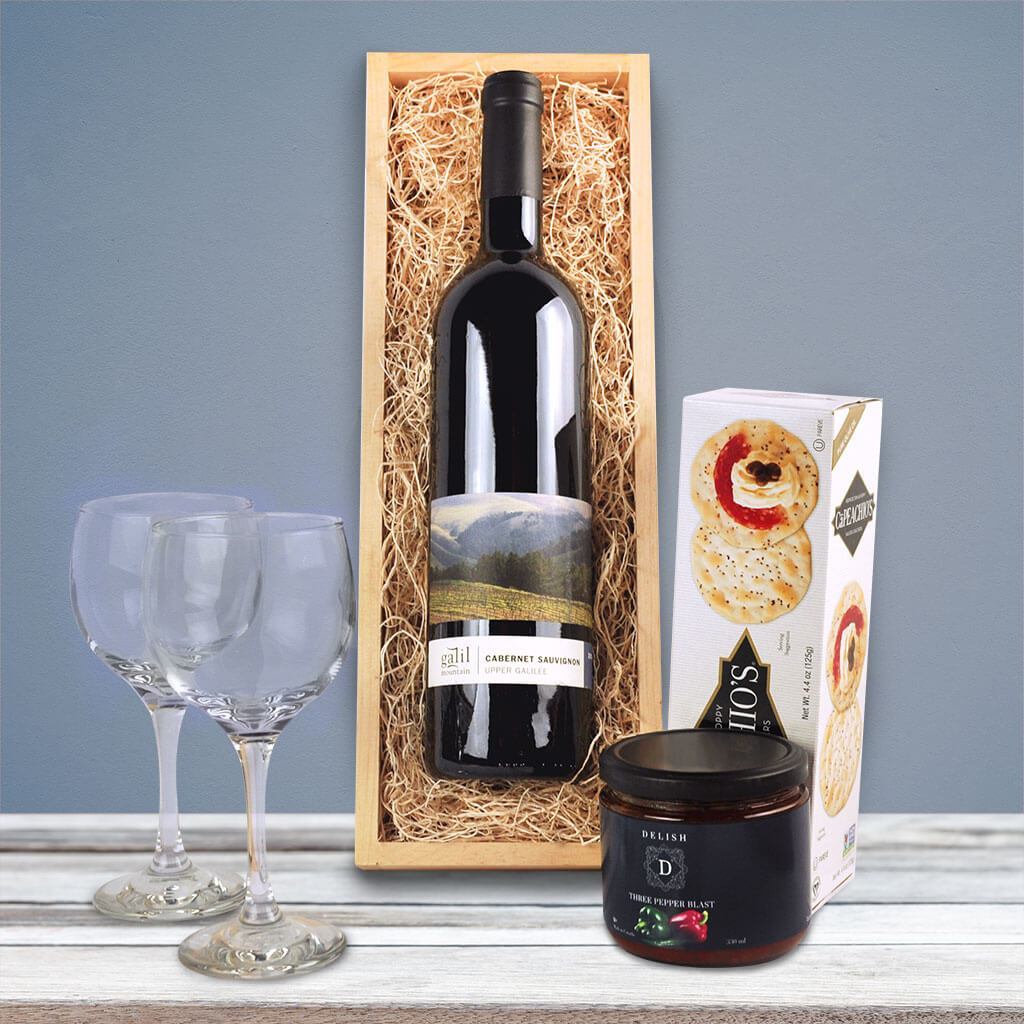 Rosh Hashanah White Wine Gift Box